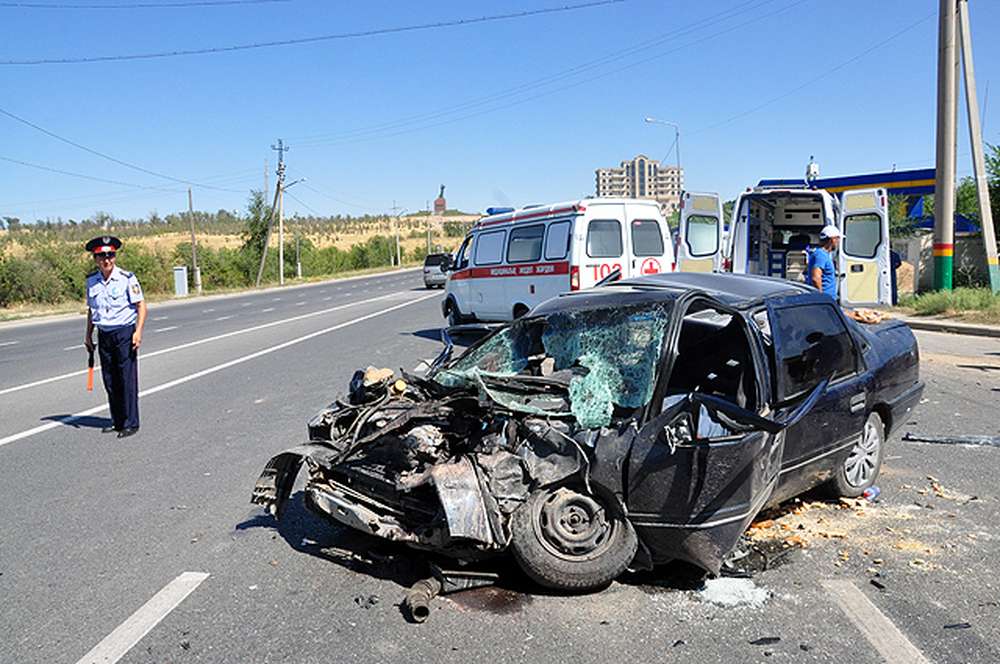 Количество аварий в Казахстане уменьшилось