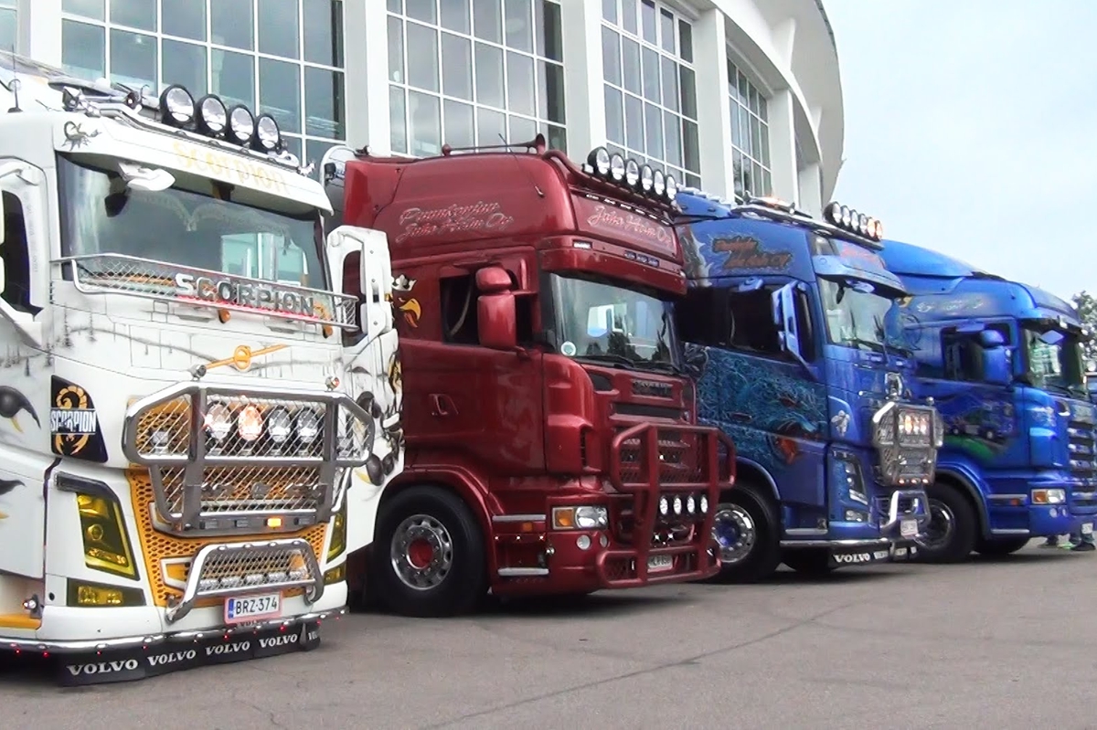Шоу шикарных грузовиков в Таллине
