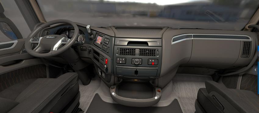 DAF предлагает покупателям настроить интерьер кабины с помощью мультимедиа модели 360°